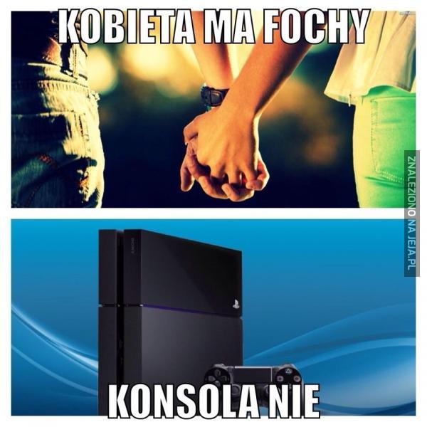 Kobieta ma fochy