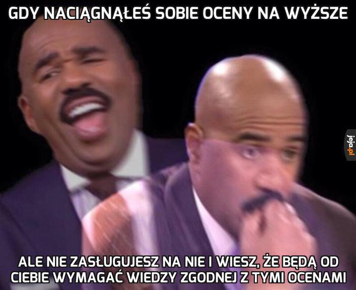 Naciąganie ocen takie jest