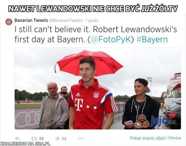 Nawet Lewandowski nie chce być już żółty