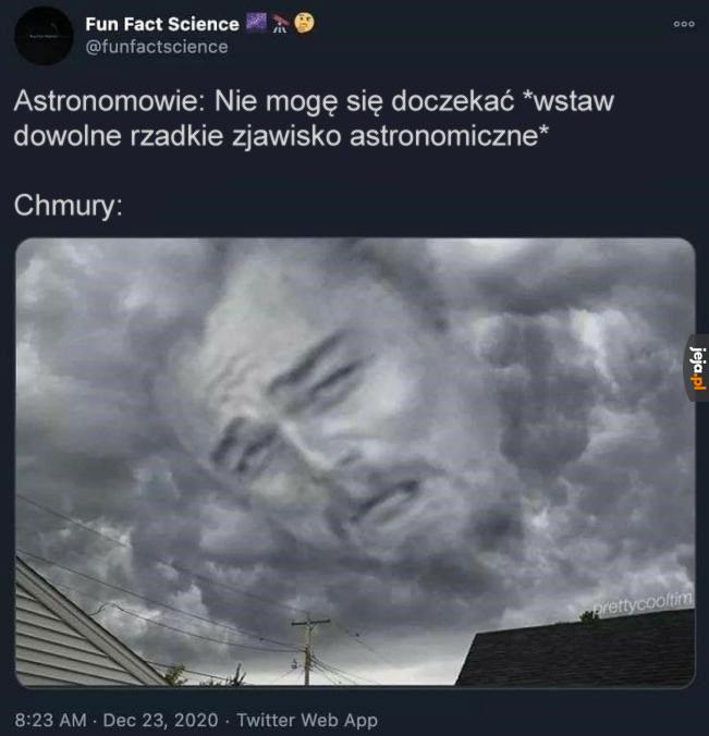 To sobie zobaczyłem czerwony księżyc