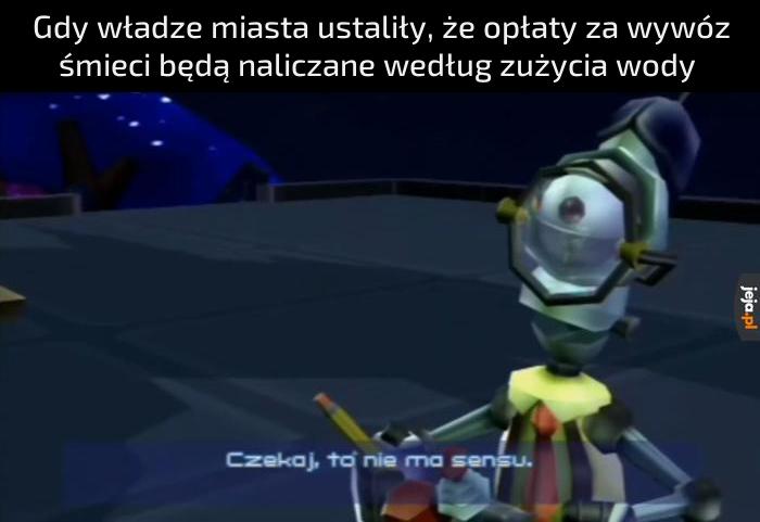 Haracz od nieruchomości będzie naliczany na podstawie rocznej średniej opadów