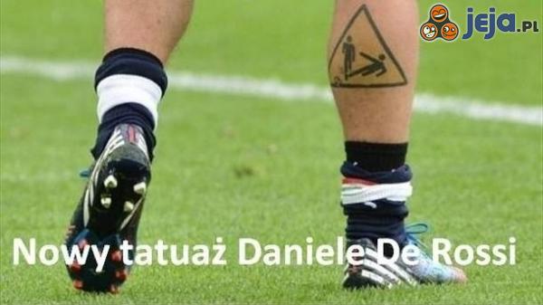 Nowy tatuaż Daniele De Rossi