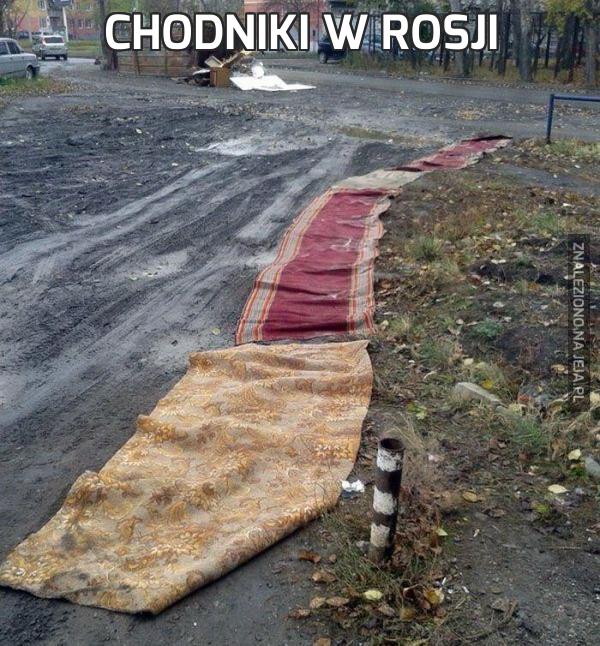 Chodniki w Rosji