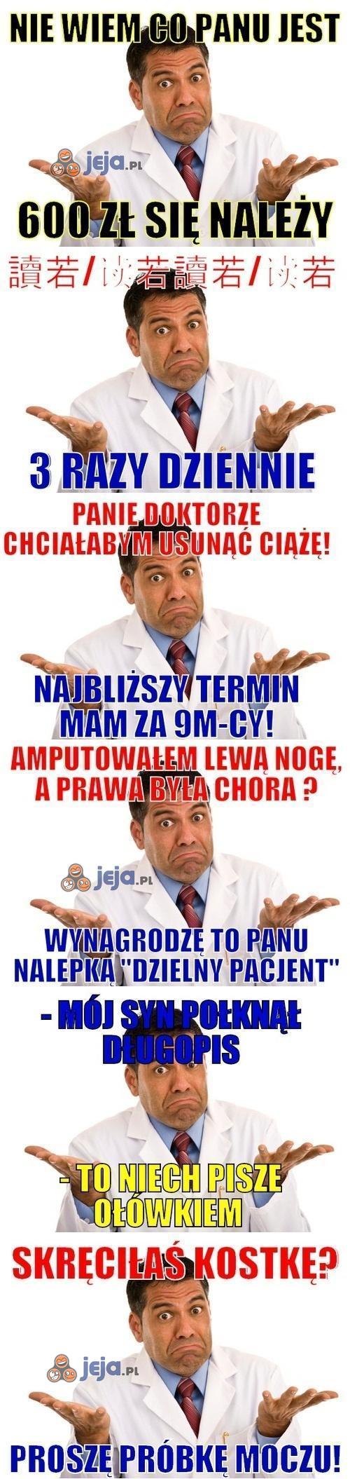 Typowy polski lekarz