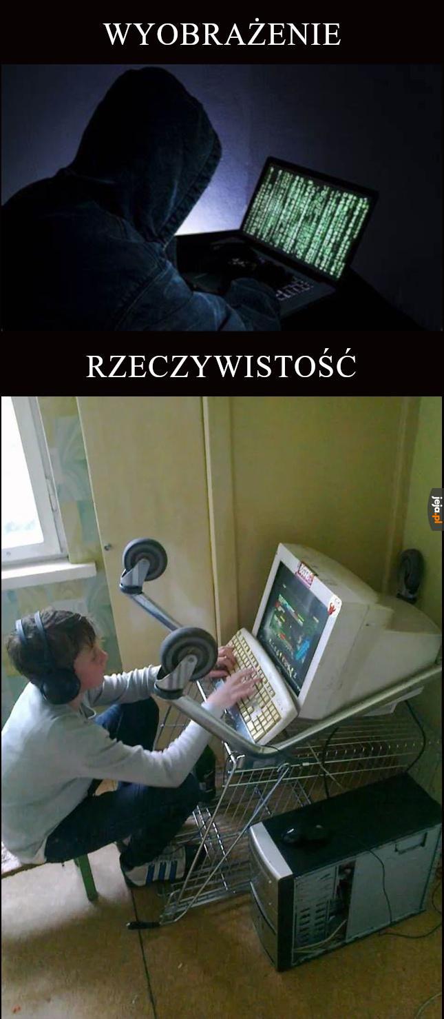 Haker - wyobrażenia vs rzeczywistość