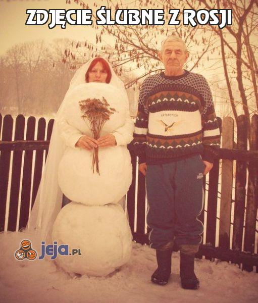 Zdjęcie ślubne z Rosji
