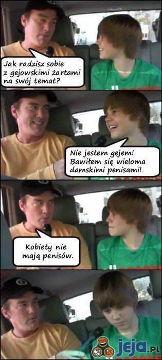 Bieber i gejowskie żarty