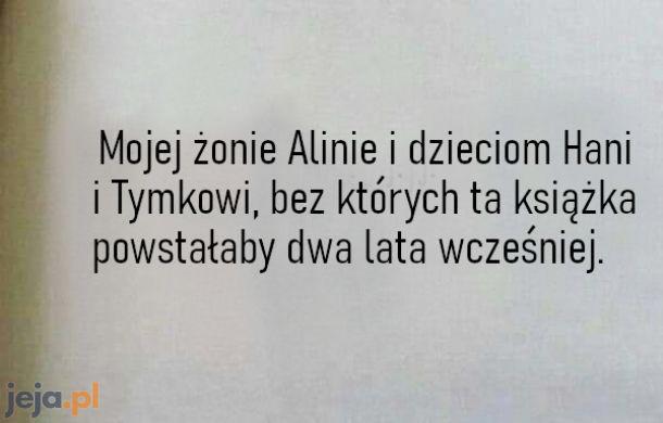 Szczera dedykacja