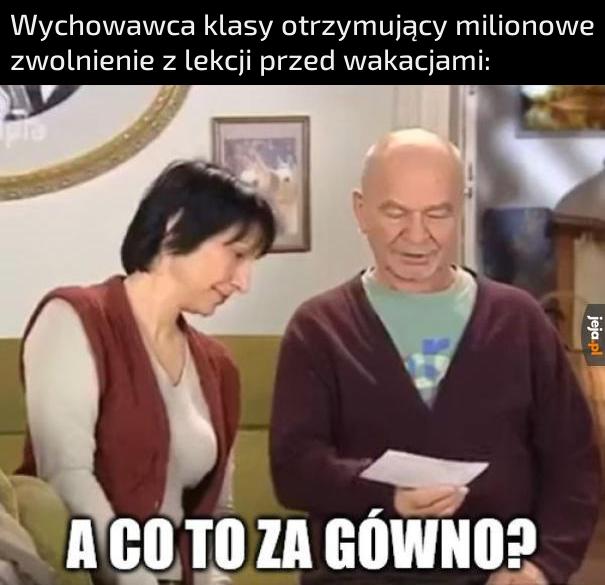 A klasy stoją puste