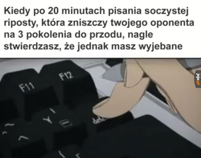 Dość już czasu zmarnowałem