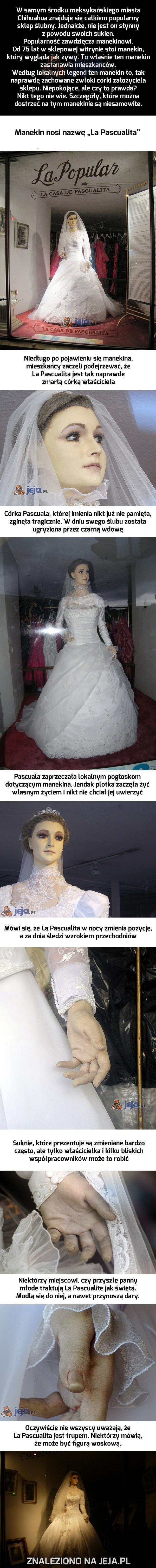 Przerażający manekin