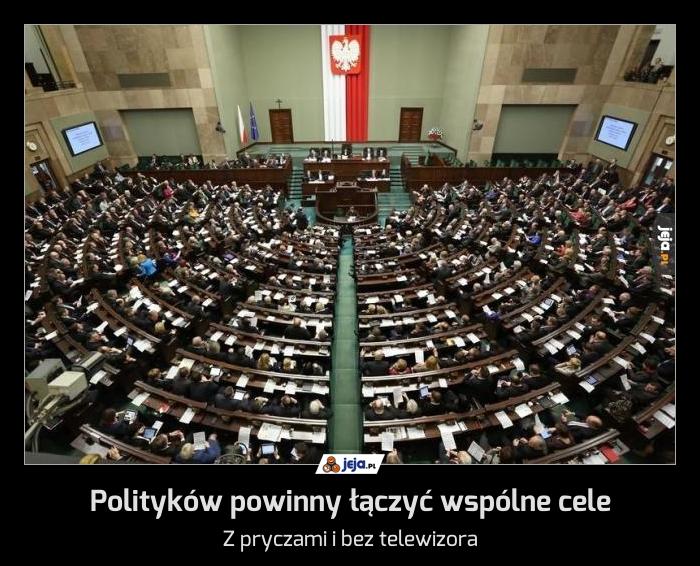Polityków powinny łączyć wspólne cele