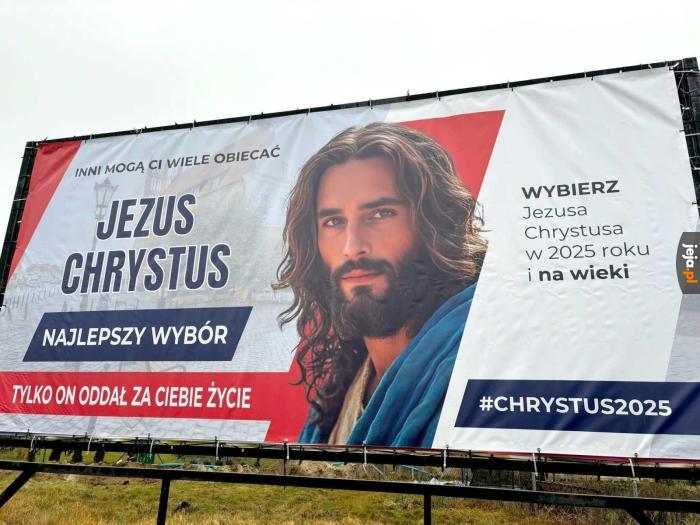 Zgaduję, że zamiast kiełbasy wyborczej są chleb i pięć ryb
