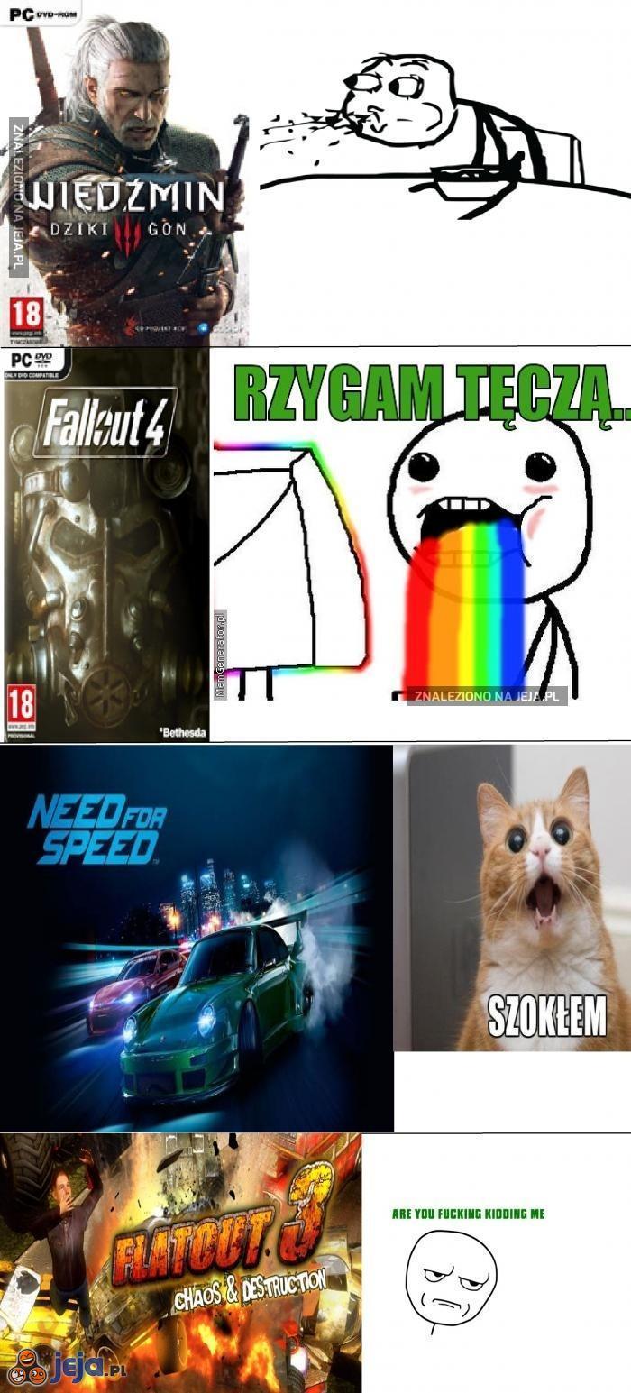 Reakcje na trailery gier 2015