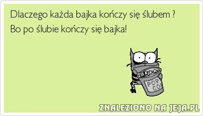 Dlaczego każda bajka kończy się ślubem?