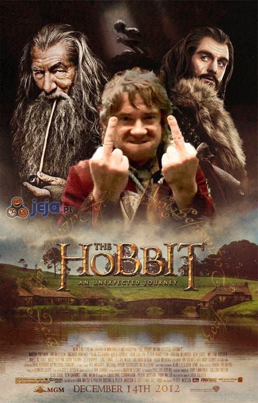Trochę inny plakat Hobbita