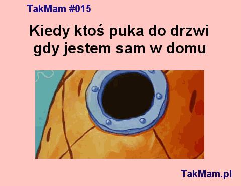 Sam w domu
