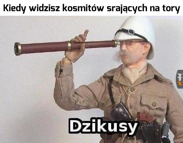 Trzeba będzie ich rozjechać pociągiem