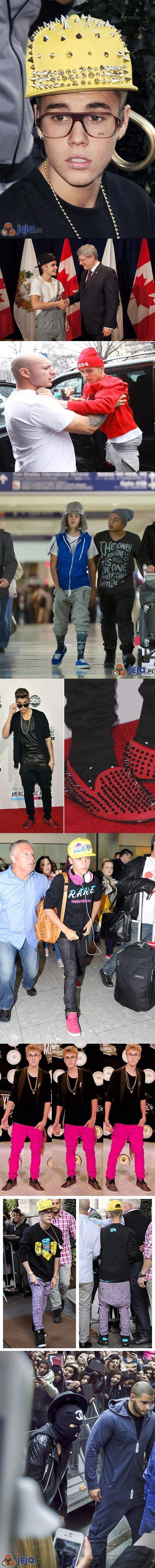 Justin i jego stroje...