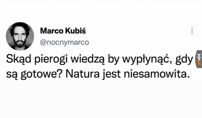 Świat nigdy nie przestanie mnie zaskakiwać