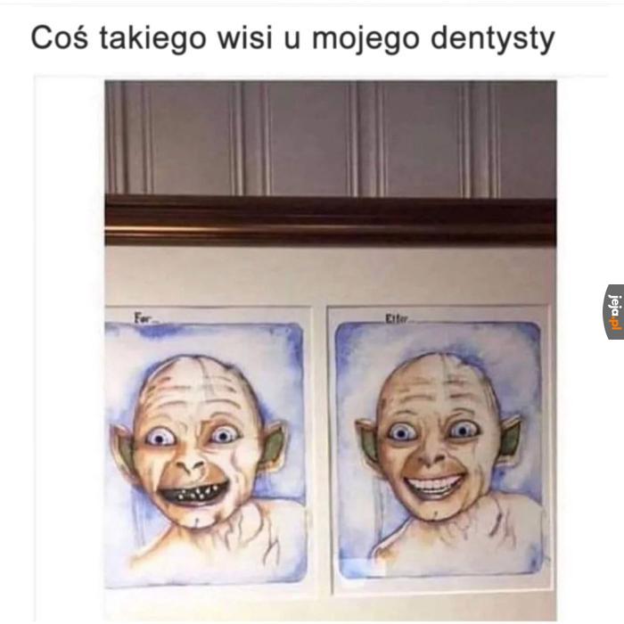 Motywuje żeby mieć zęby