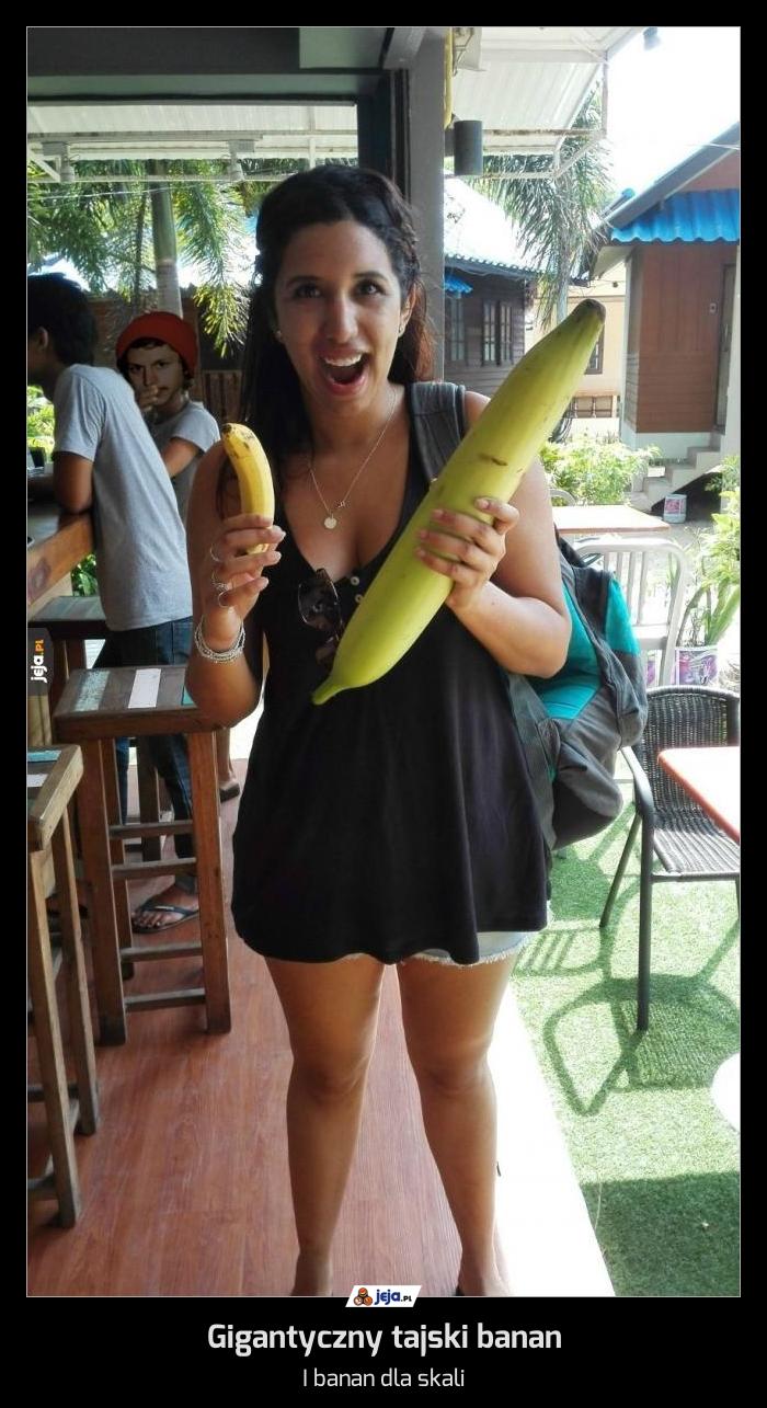 Gigantyczny tajski banan