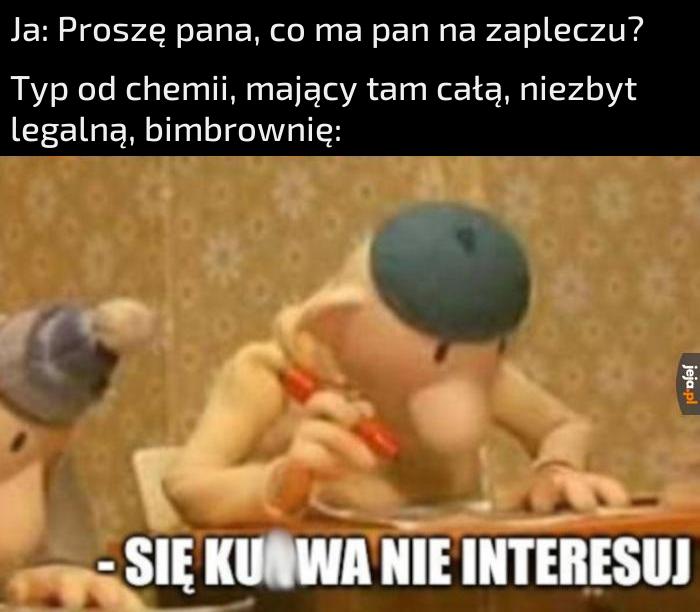 To co się tam znajduje jest więcej warte niż ty, młody