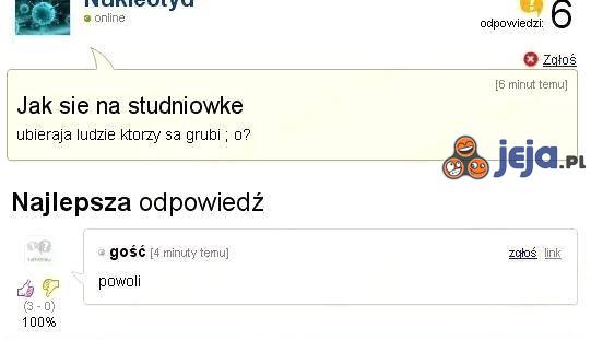 Jak na studniówkę ubierają się ludzie grubi?