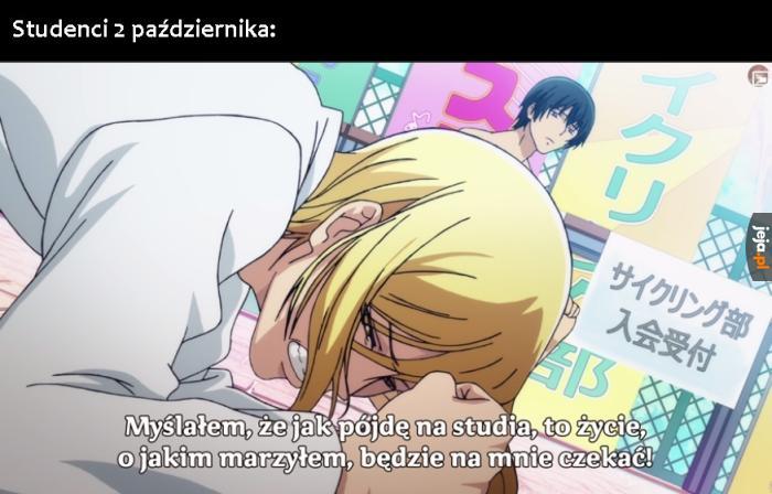 Chyba wtedy zaczynają się studia
