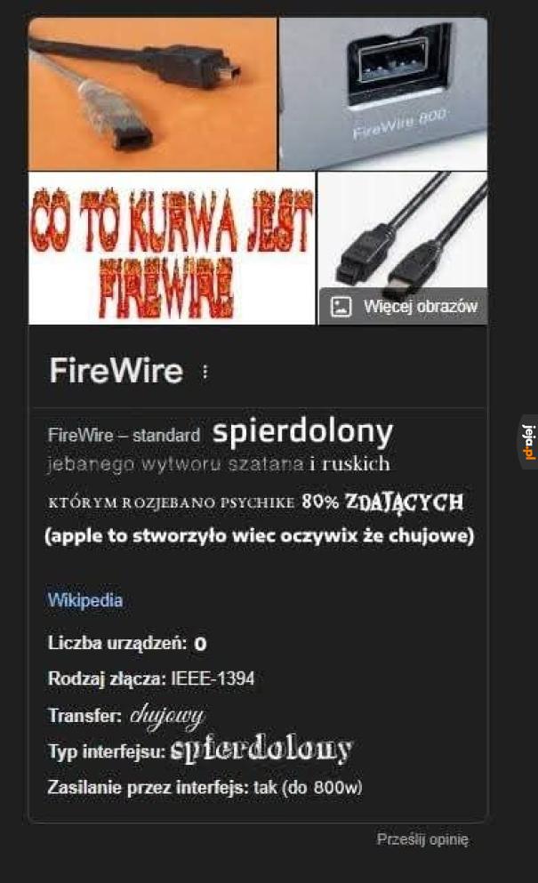 No, tak było. Nie zmyślam.