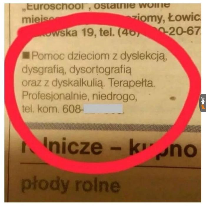 Uczy na błędach