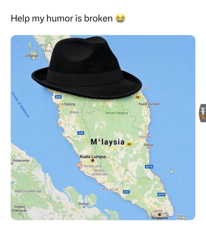 Mój humor jest połamany