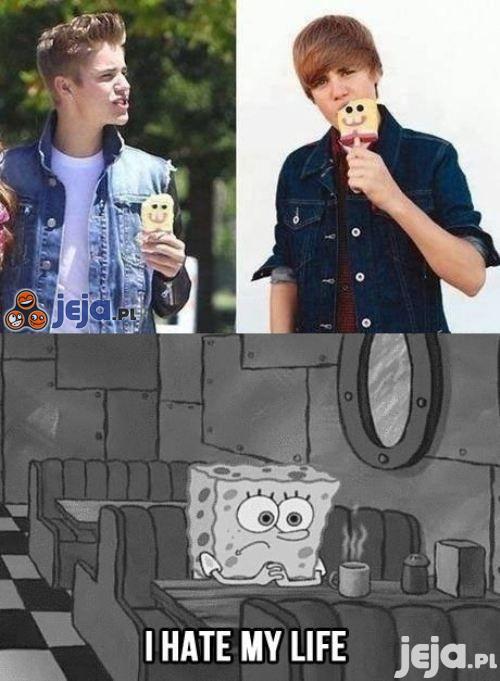 Biedny Sponge Bob...