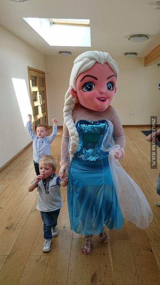 Elsa chyba ma uczulenie