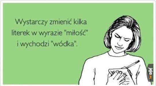 Miłość to tak naprawdę wódka