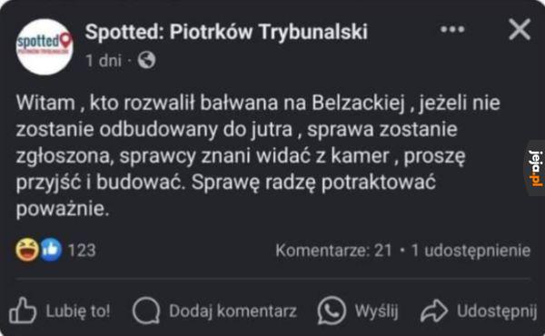 Skoro nie chcecie po dobroci...