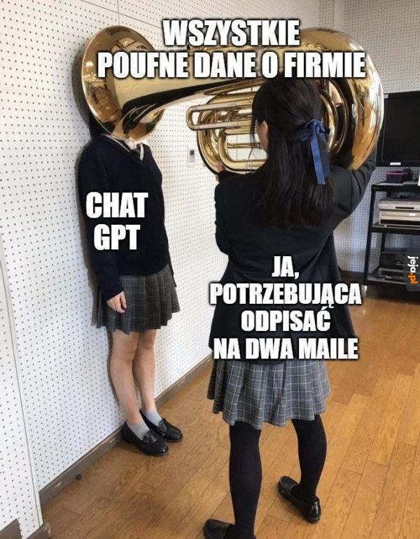 Wolę nie myśleć, na jakiej ilości wrażliwych danych gagatek się uczy