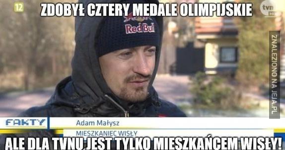 Adam Małysz? Nie znamy