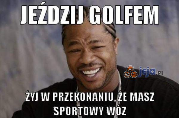 Jeździj golfem