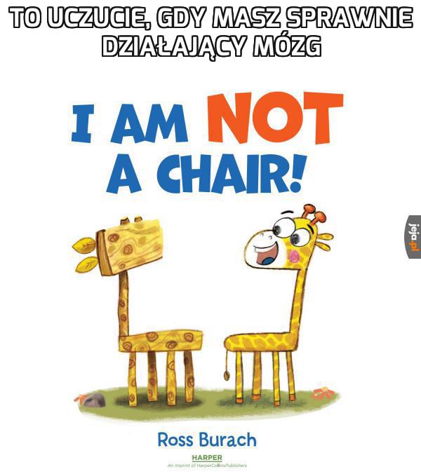 Nigdy nie siadaj na żyrafach, to nie są krzesła