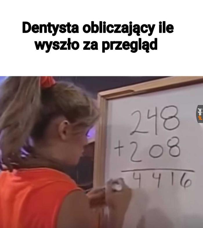 Dentyści biorą za dużo!