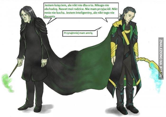 Snape i Loki - ten sam problem