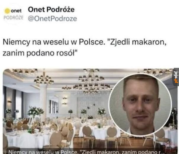 Ciekawe czy im smakował