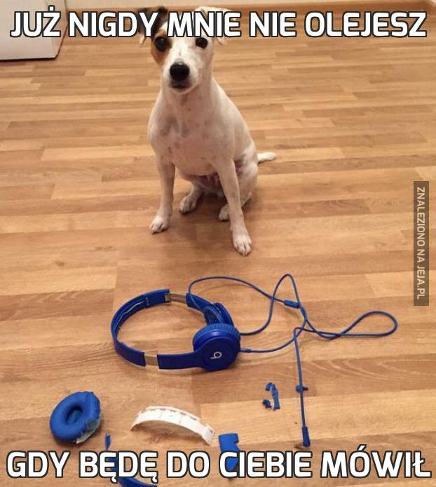 Już nigdy mnie nie olejesz