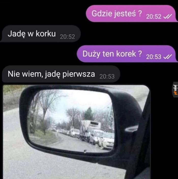 Niech lepiej zwolni jak pisze z ludźmi