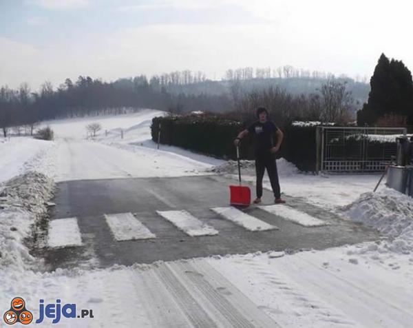 Przejście dla pieszych własnej roboty