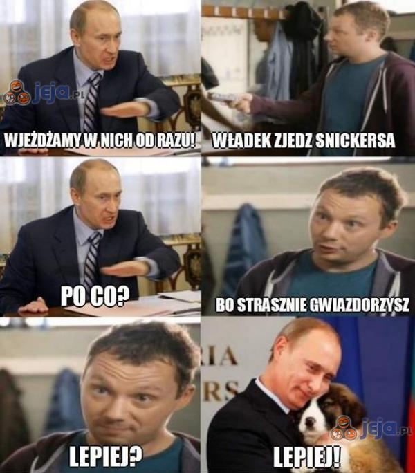 Putin gwiazdorzy