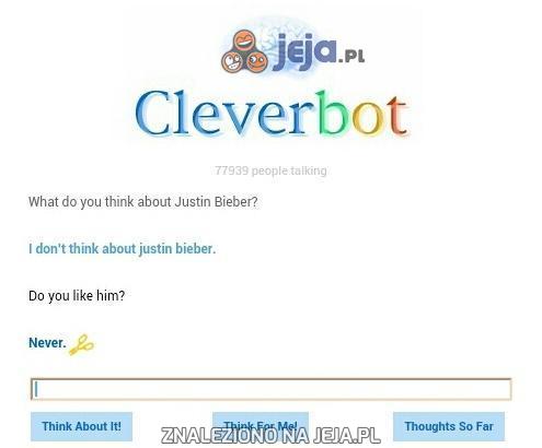 Nawet Cleverbot go nie lubi