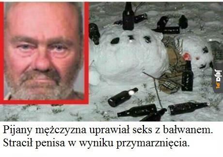 Stosunek z bałwanem