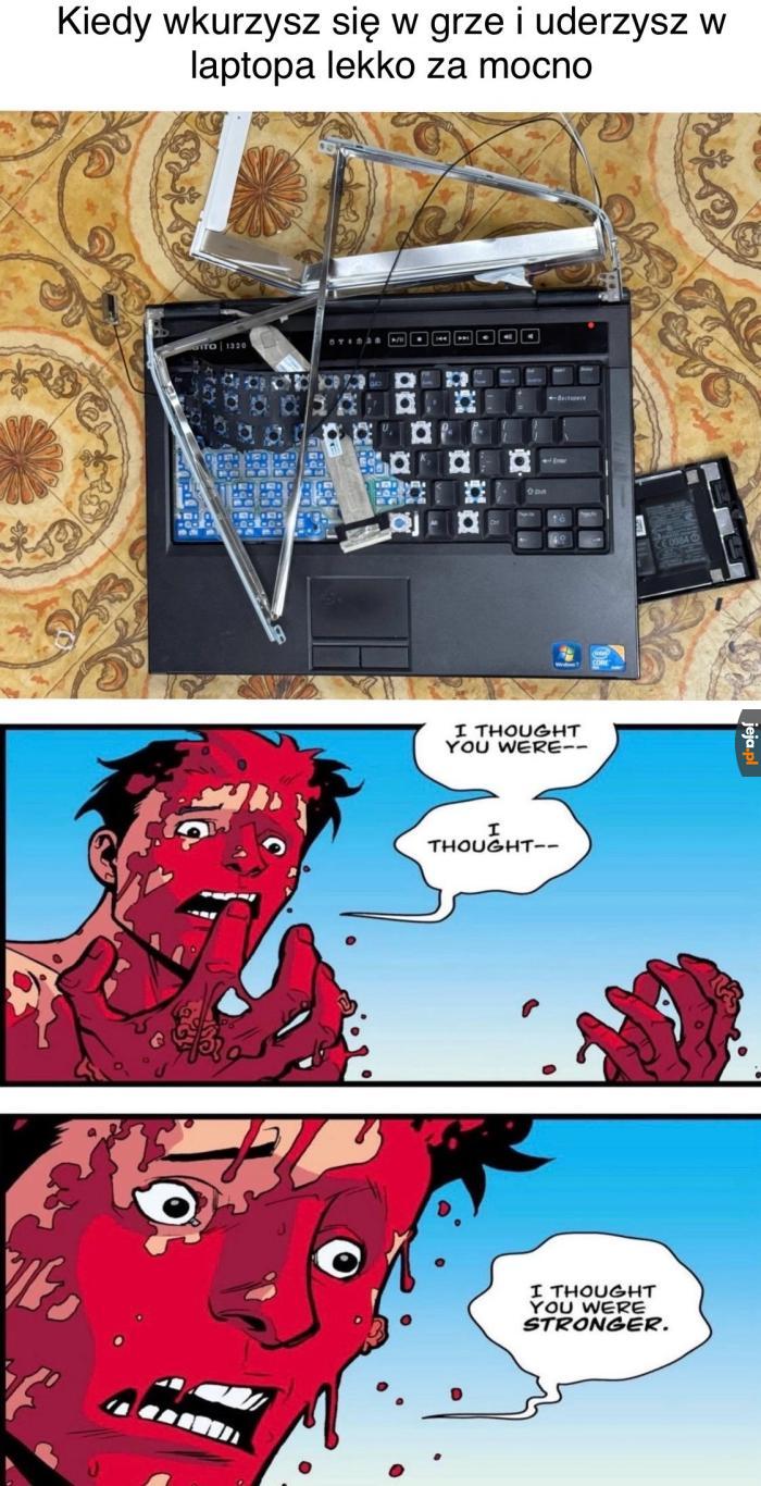 To nie było aż tak mocno….